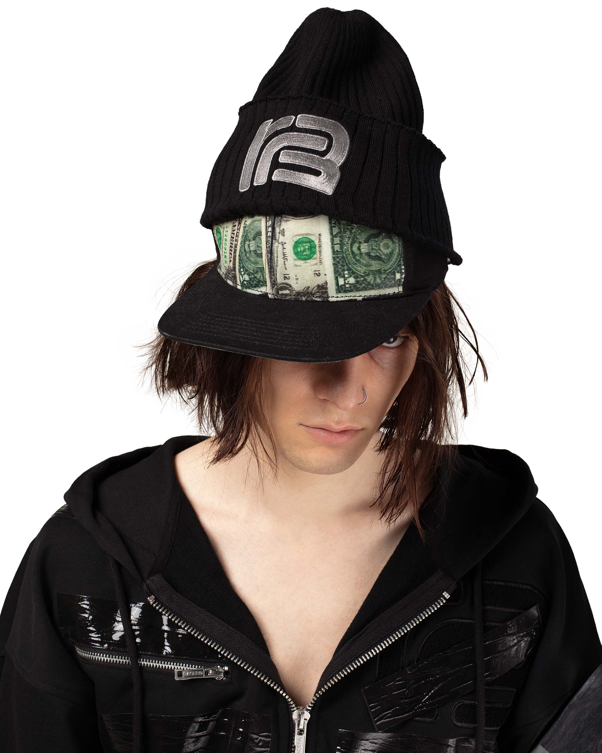 Racer x Barragán Stacked Beanie Cap - Image 6