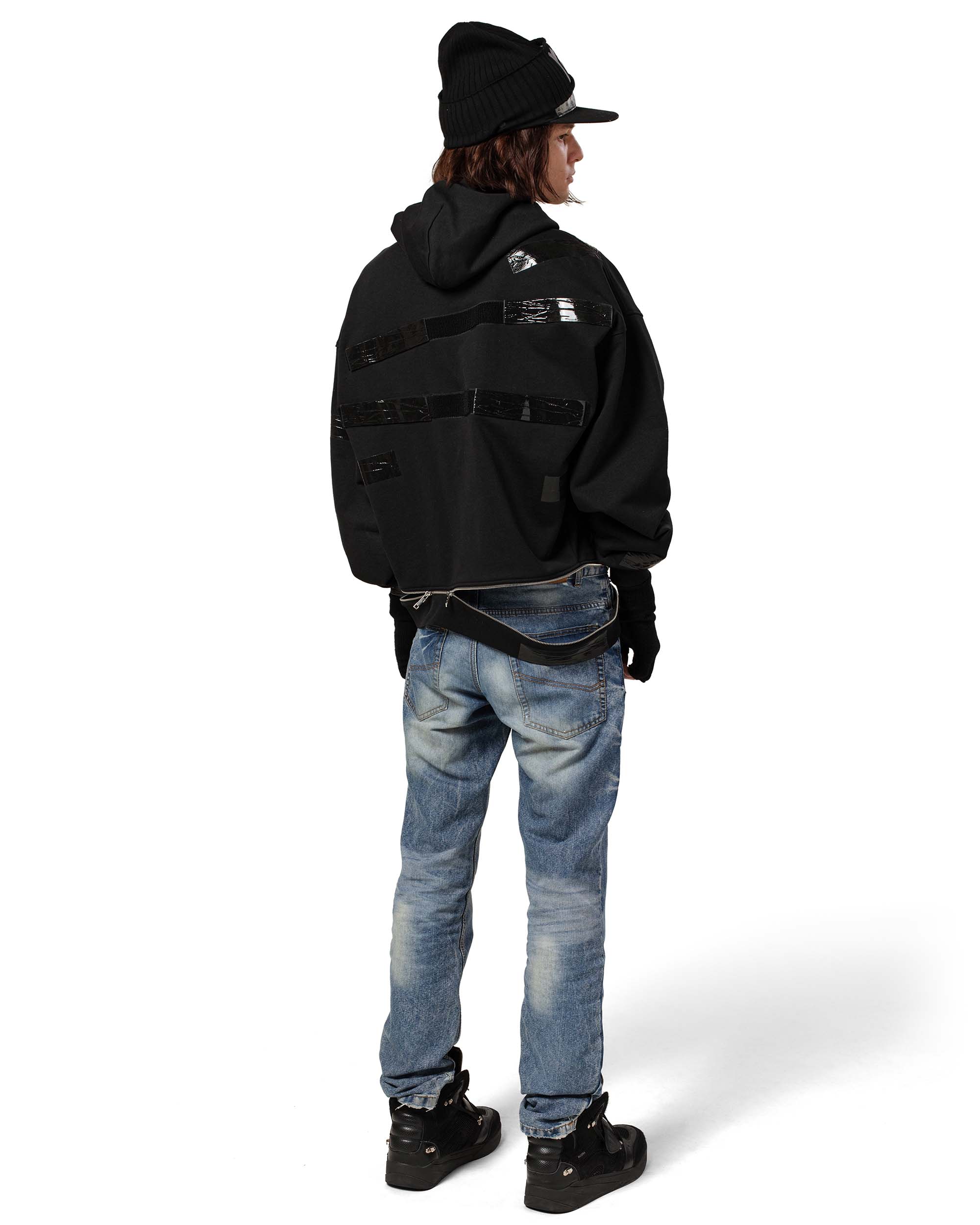 Racer x Barragán Tape Zipped Hoodie - Image 6