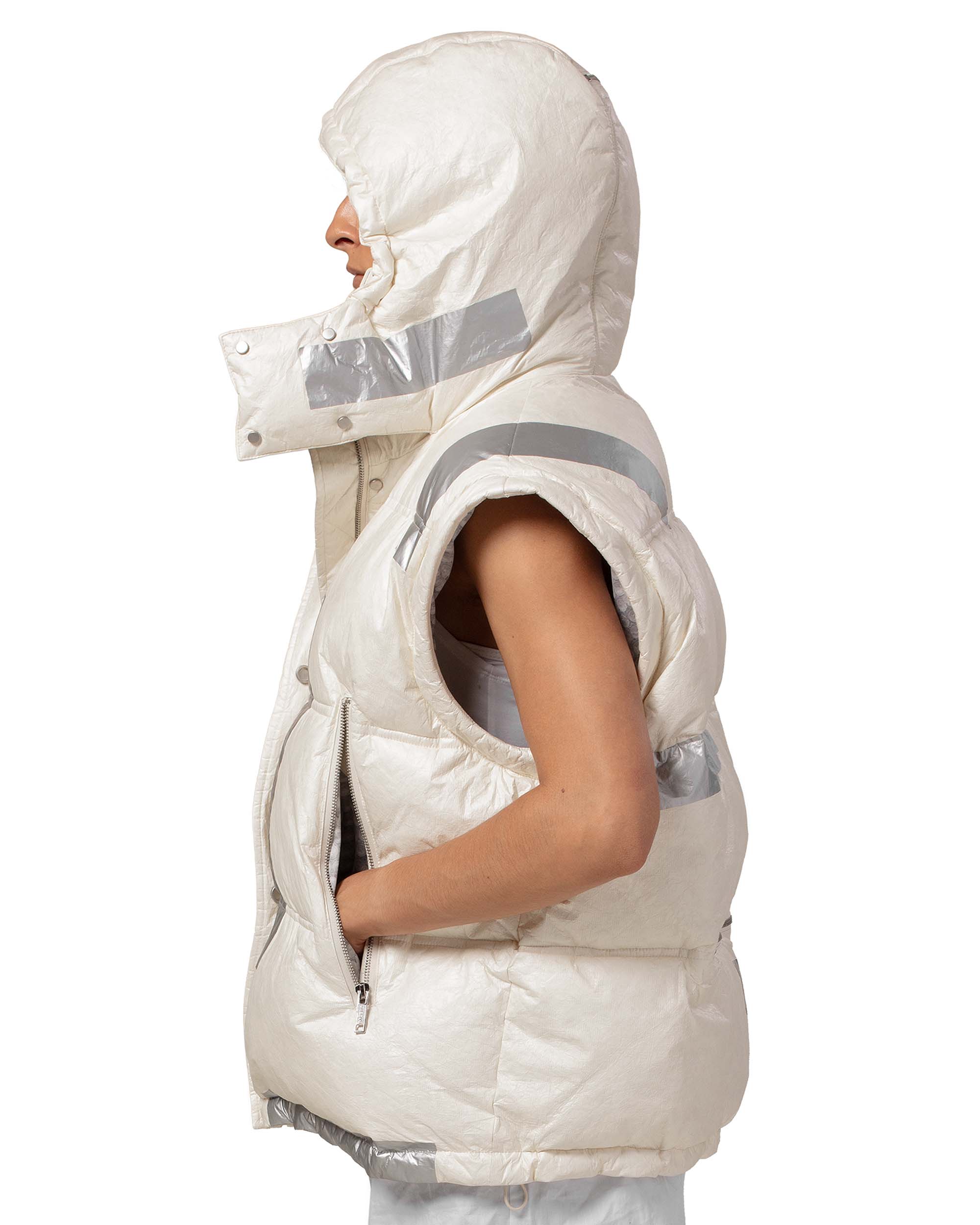 Racer x Barragán Taped Puffer Jacket - Image 3