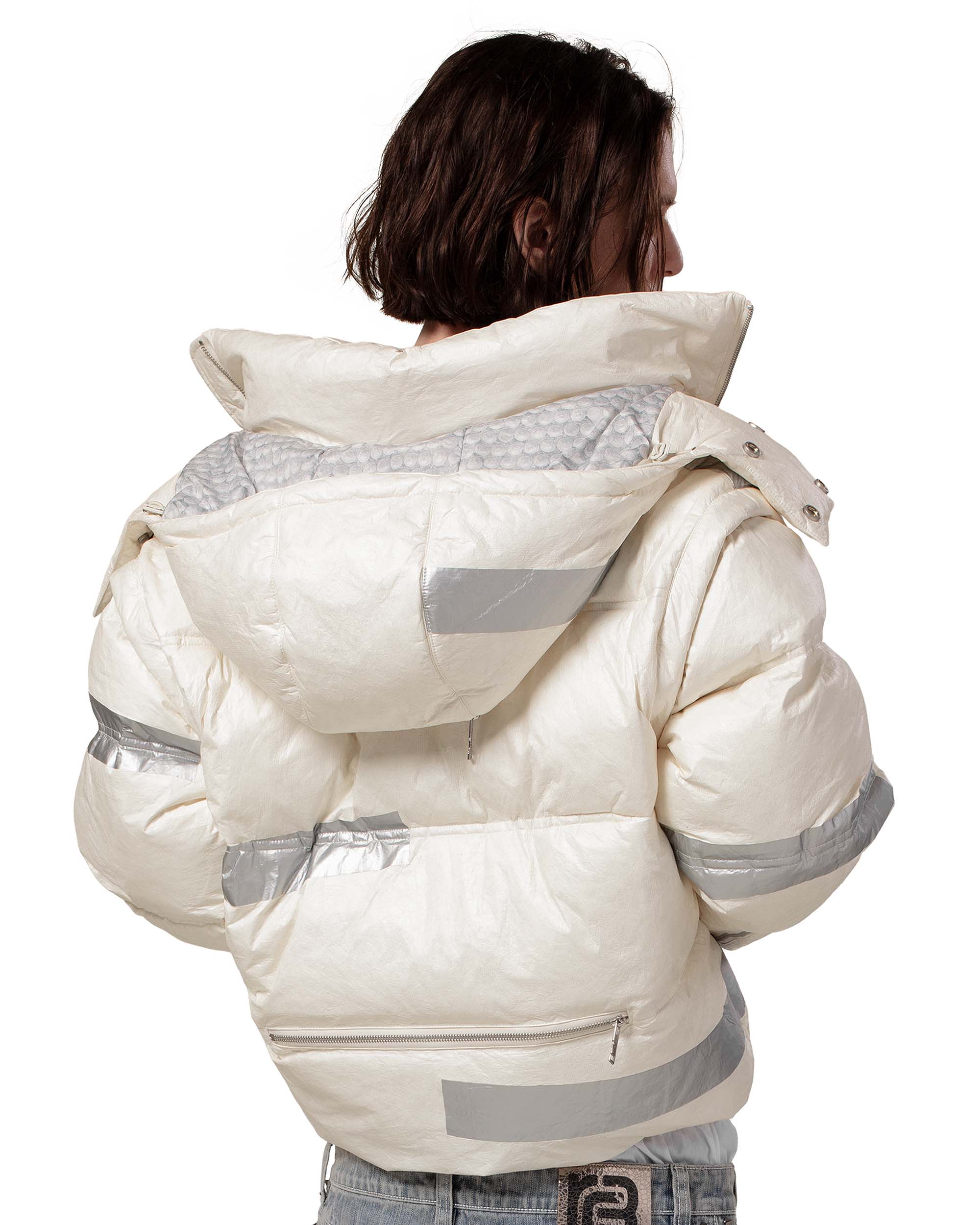 Racer x Barragán Taped Puffer Jacket - Image 6
