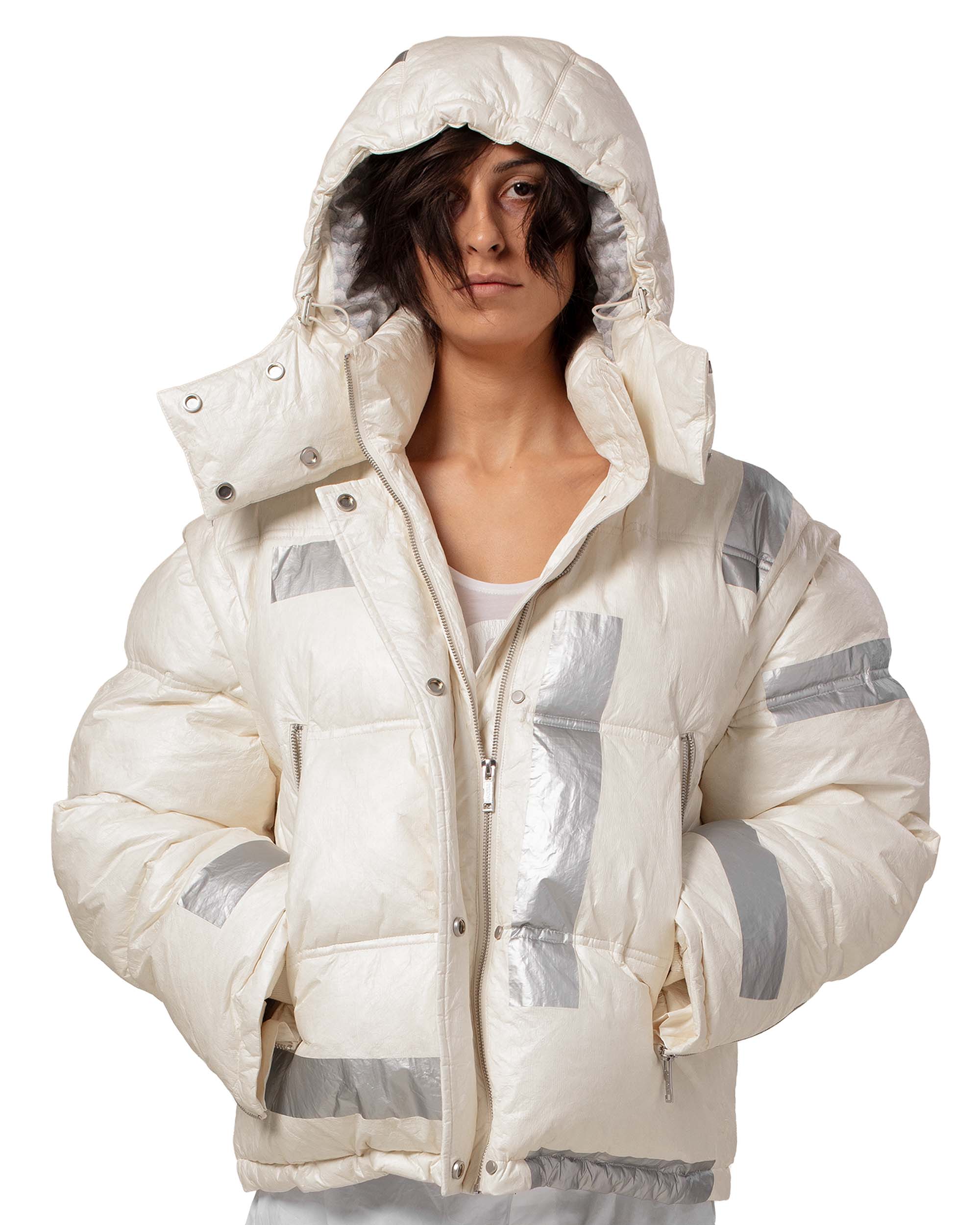 Racer x Barragán Taped Puffer Jacket - Image 8