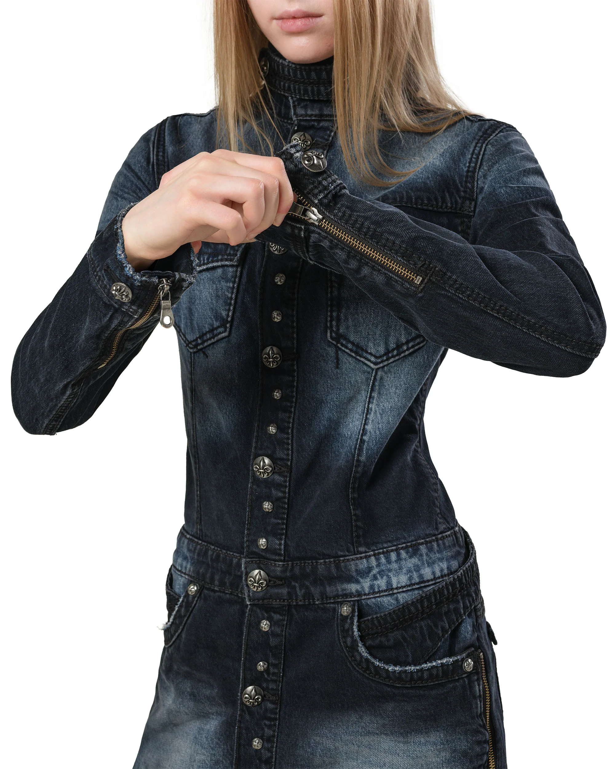 Rock Revival Denim Dress - Image 3