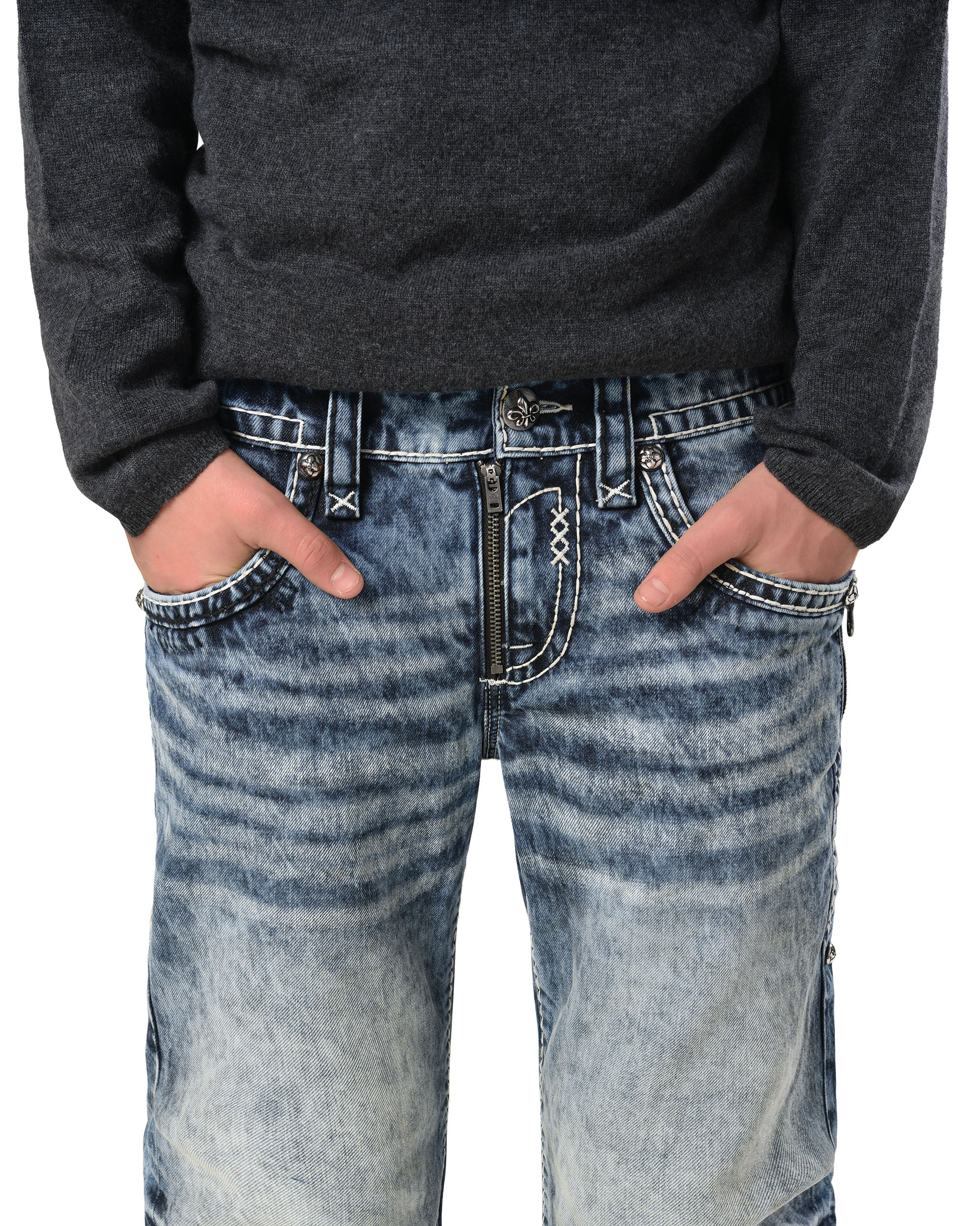 Rock Revival Bleach Slim Denim - Image 7