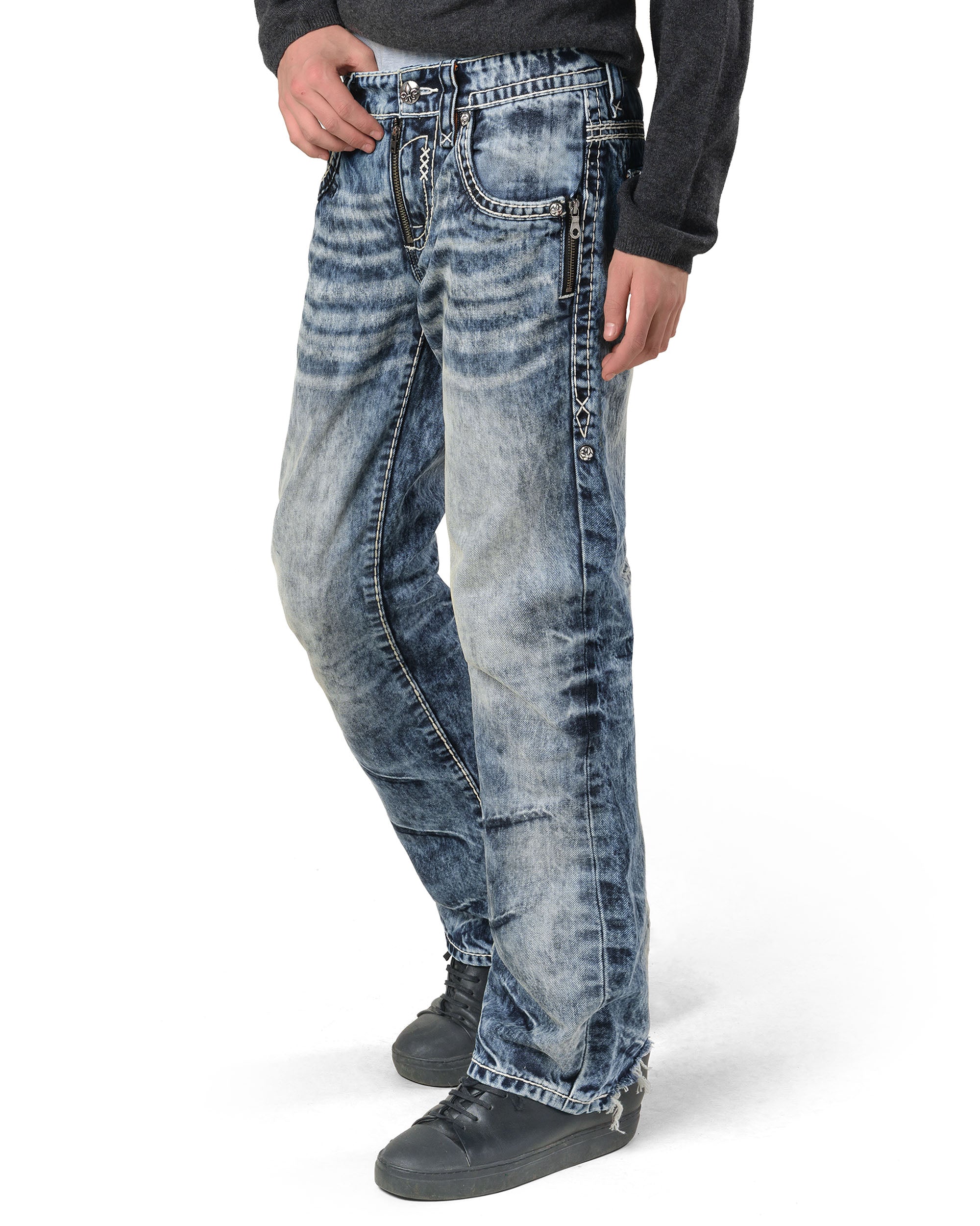 Rock Revival Bleach Slim Denim - Image 9