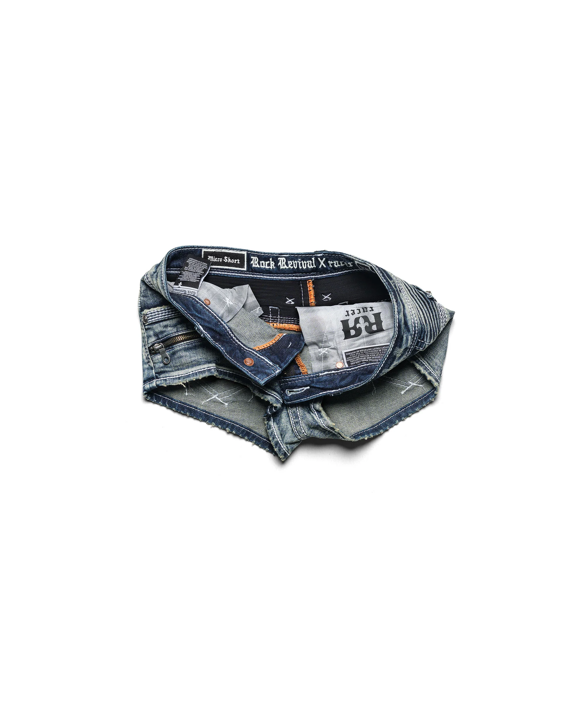 Rock Revival Denim Mini Shorts - Image 7