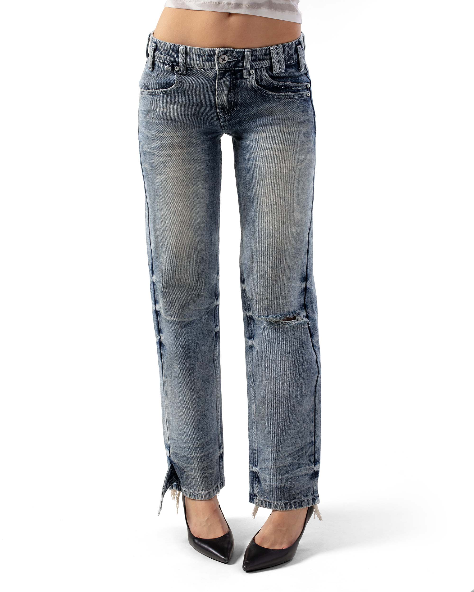 Slim Low-Waist Denim - Image 2