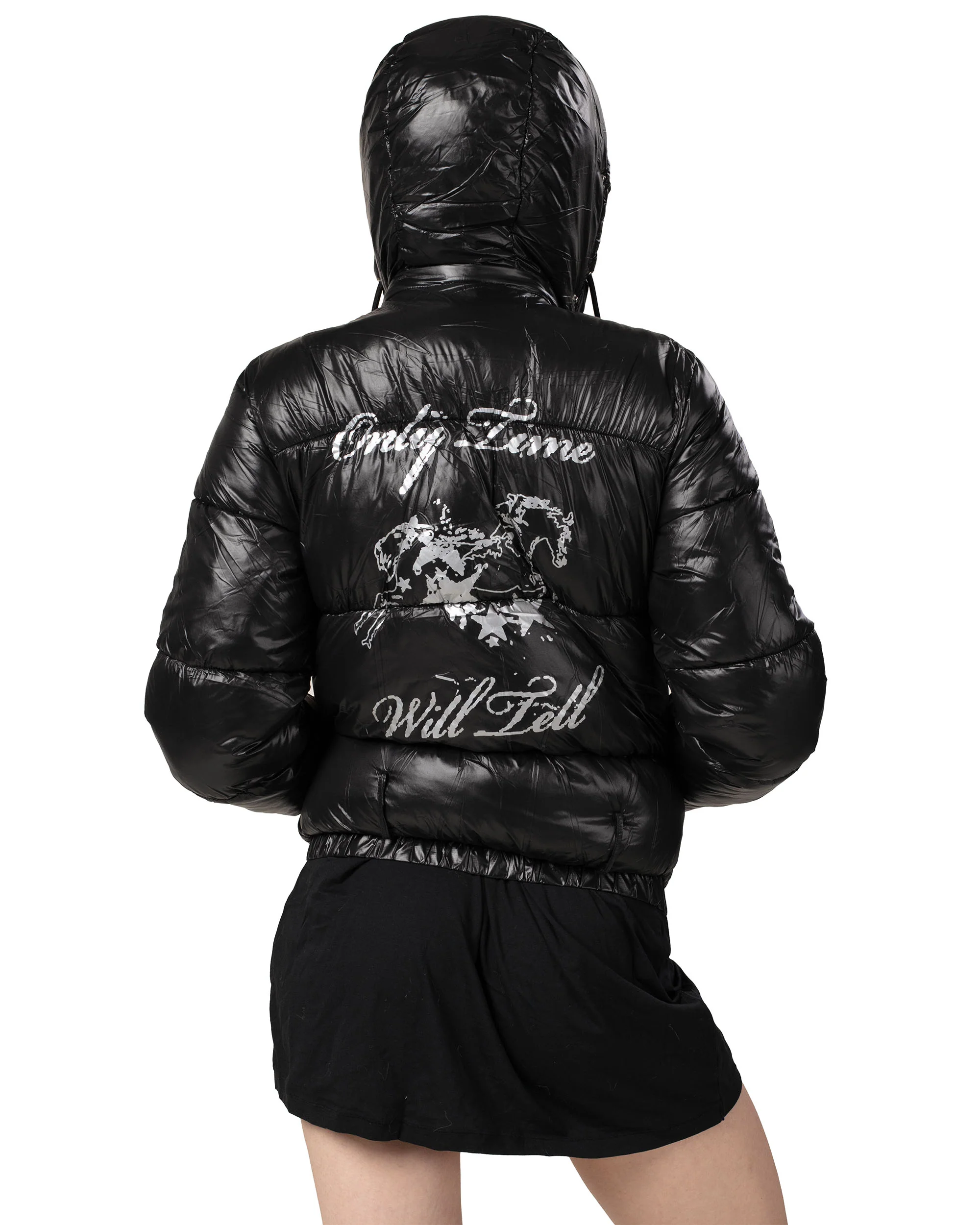 Slim Furry Puffer Jacket - Image 7