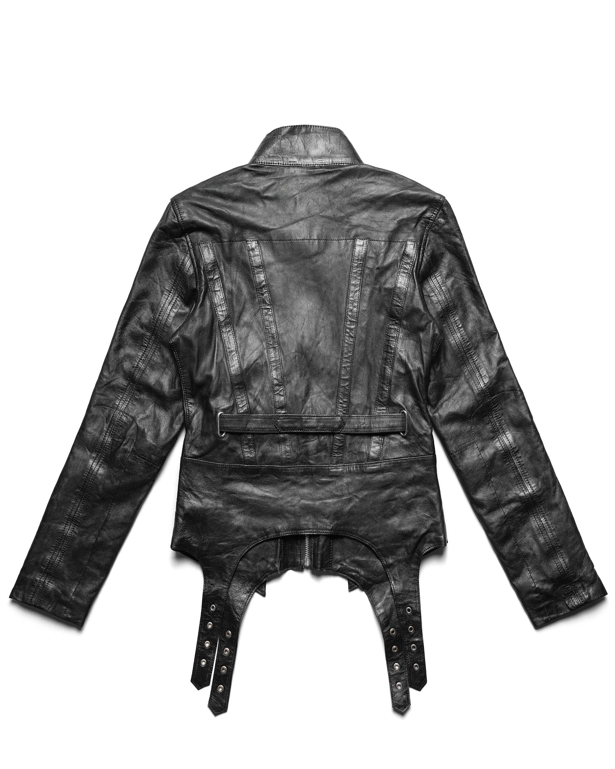 Fitted Lambskin Jacket - Image 7