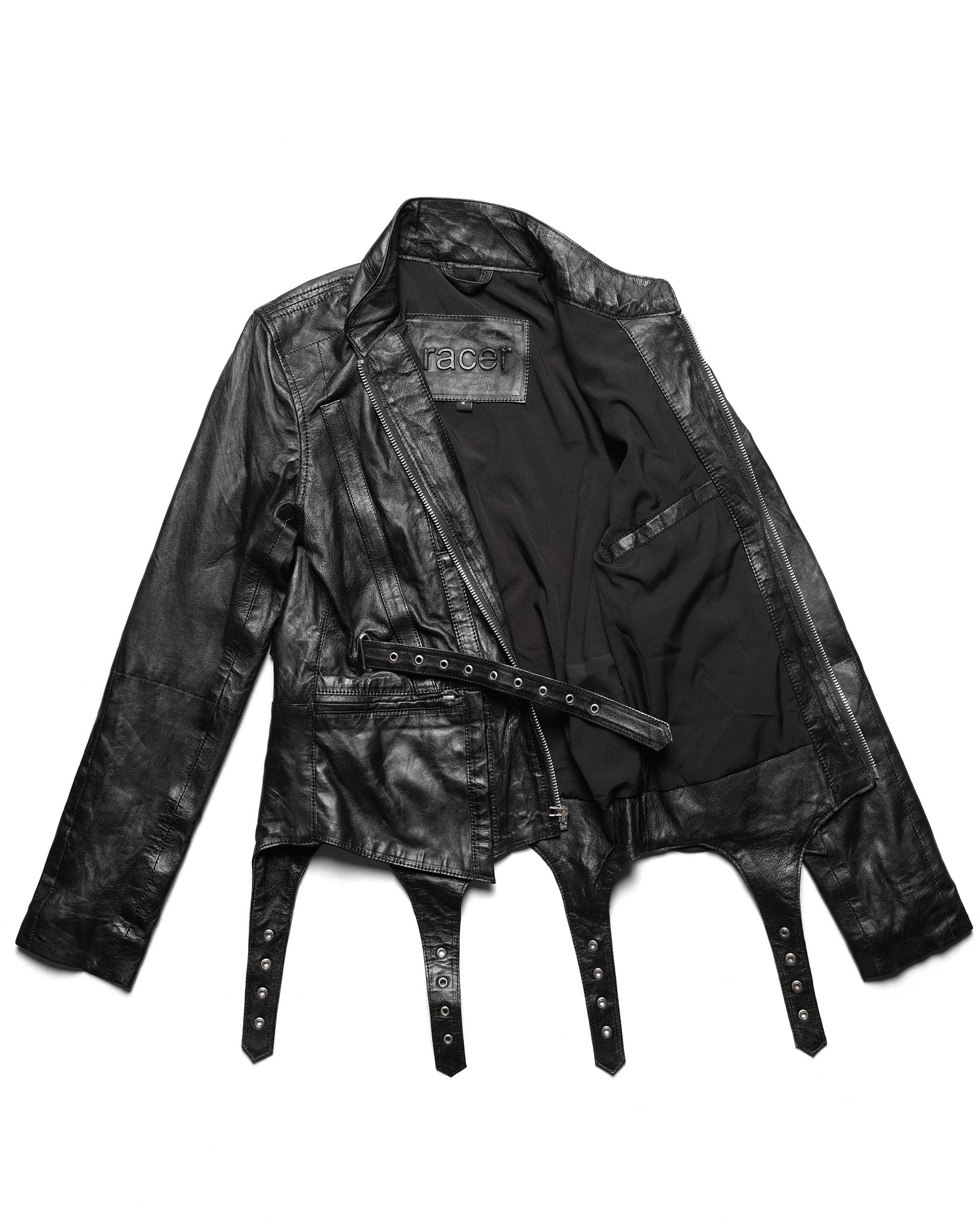 Fitted Lambskin Jacket - Image 8