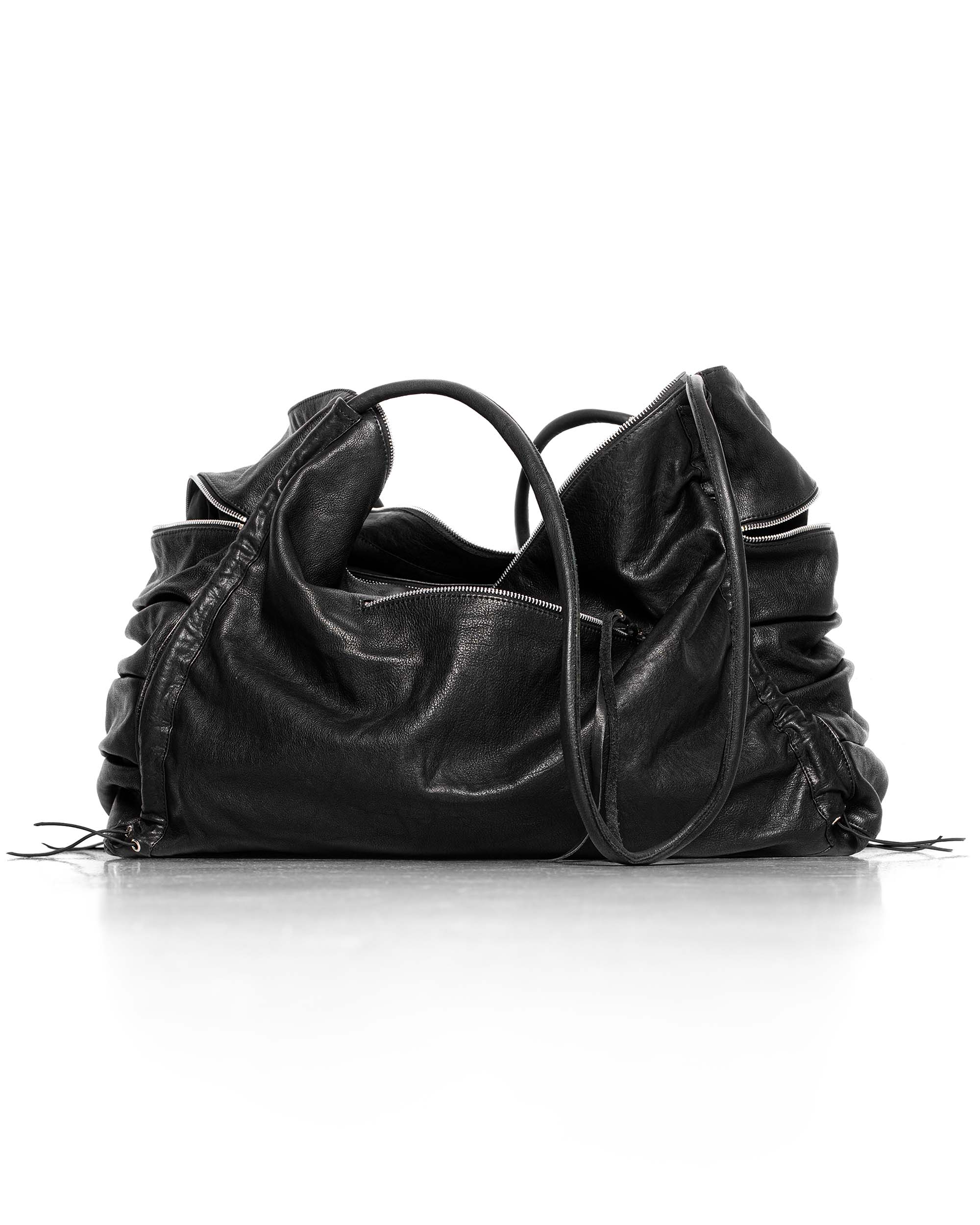 Oversized Carryall Leather Bag - Image 3