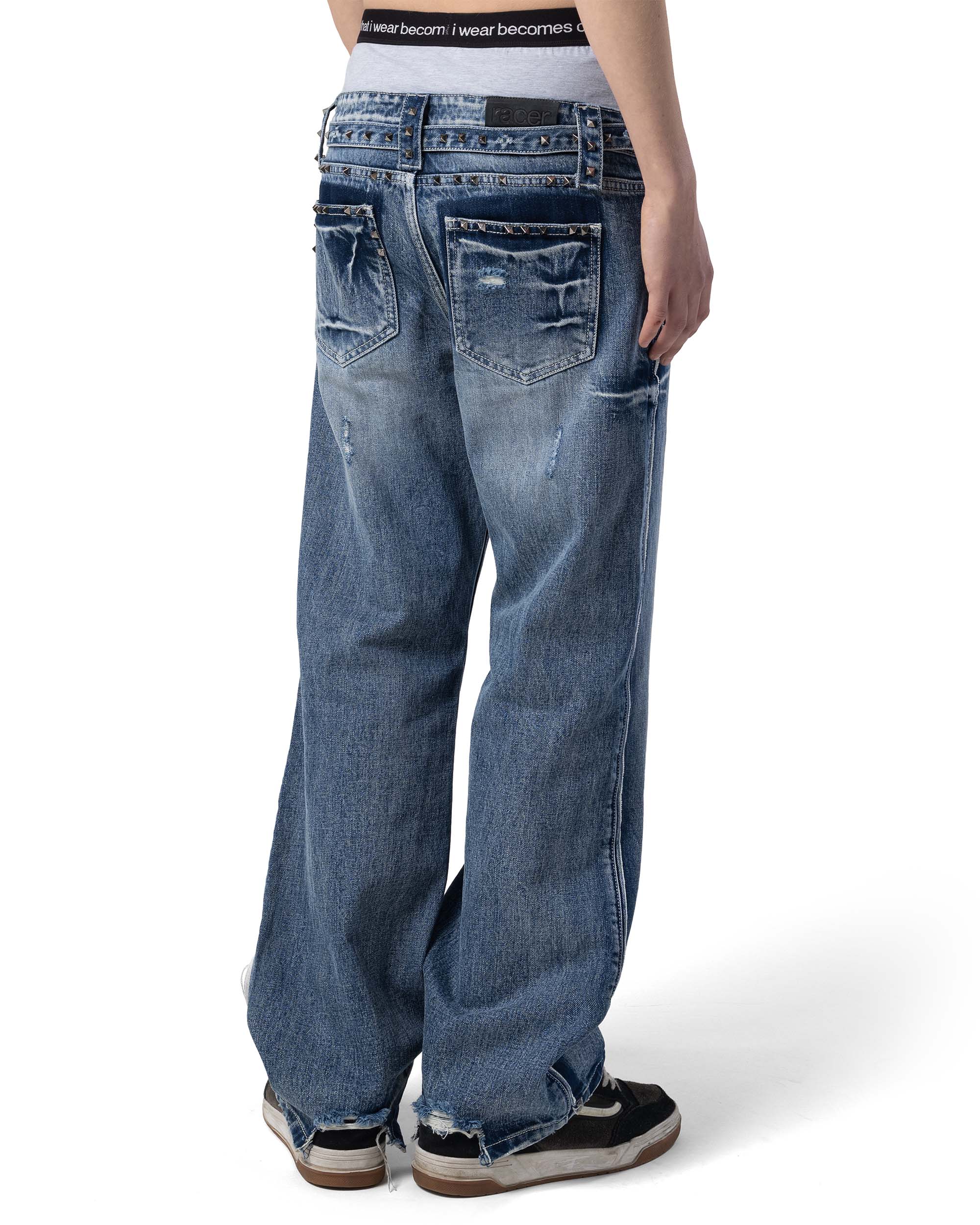 Bleached Studded Denim - Image 4