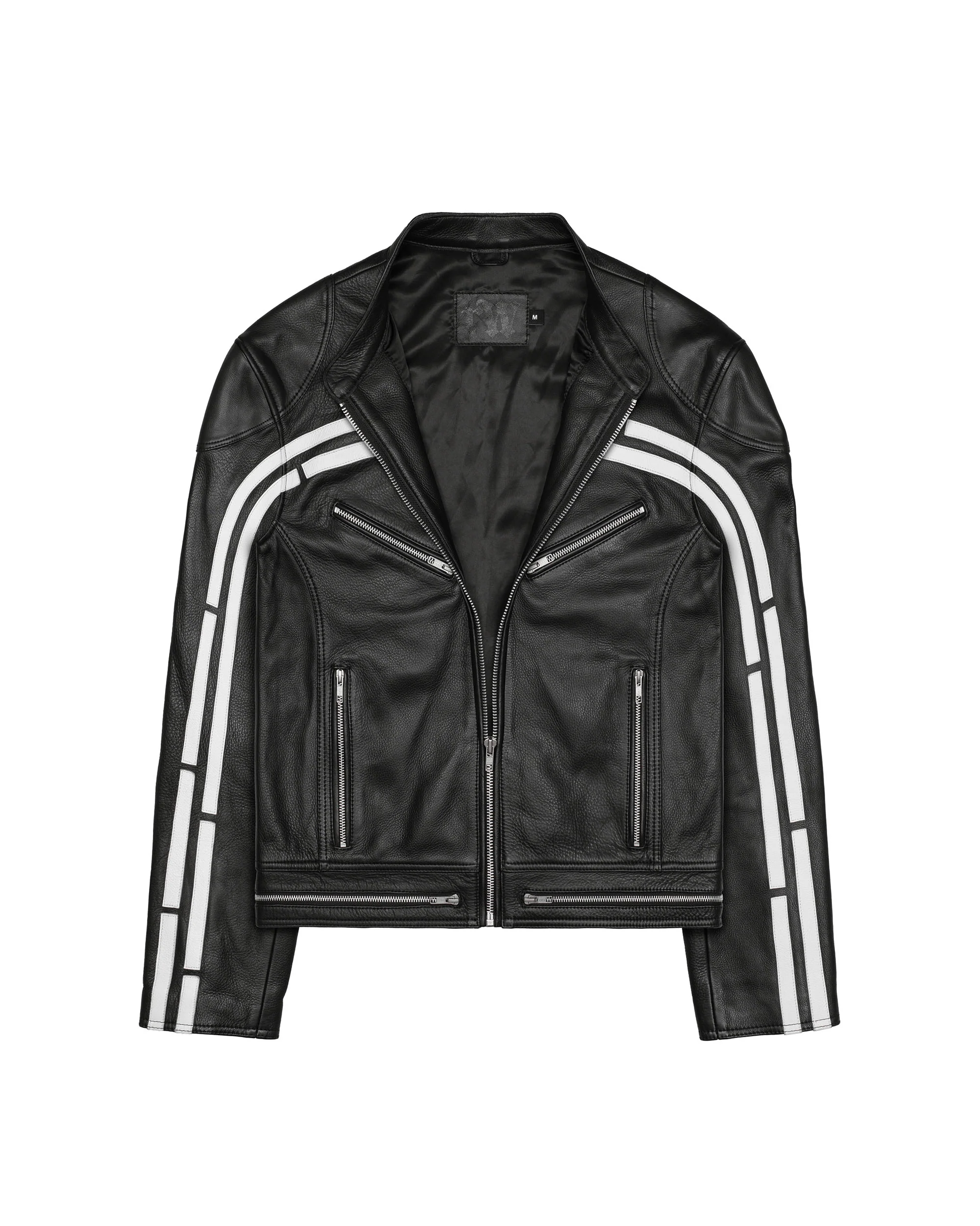 Track Leather Jacket - Image 3
