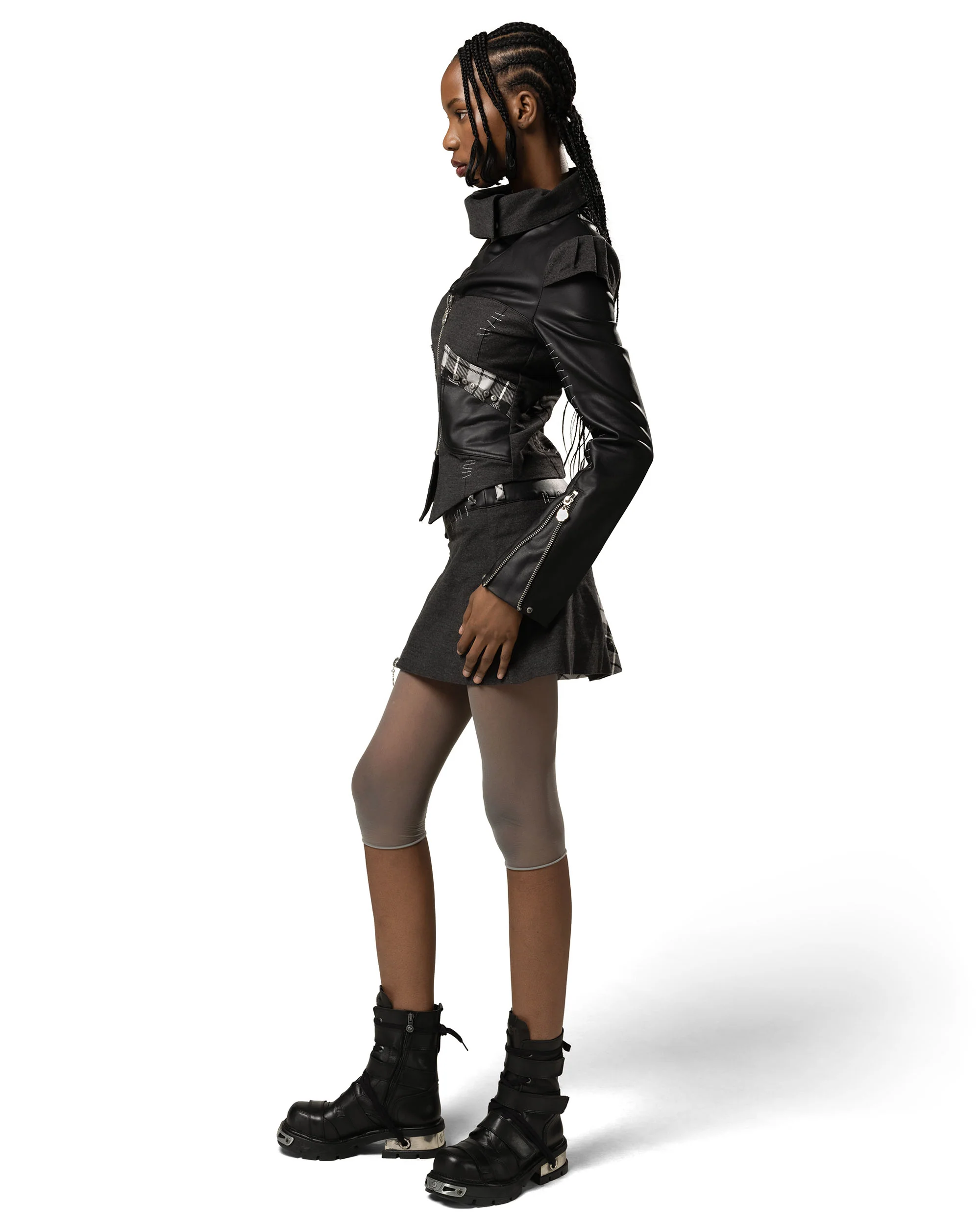 Monster High™ x Racer Frankie Plaid Skirt - Image 6