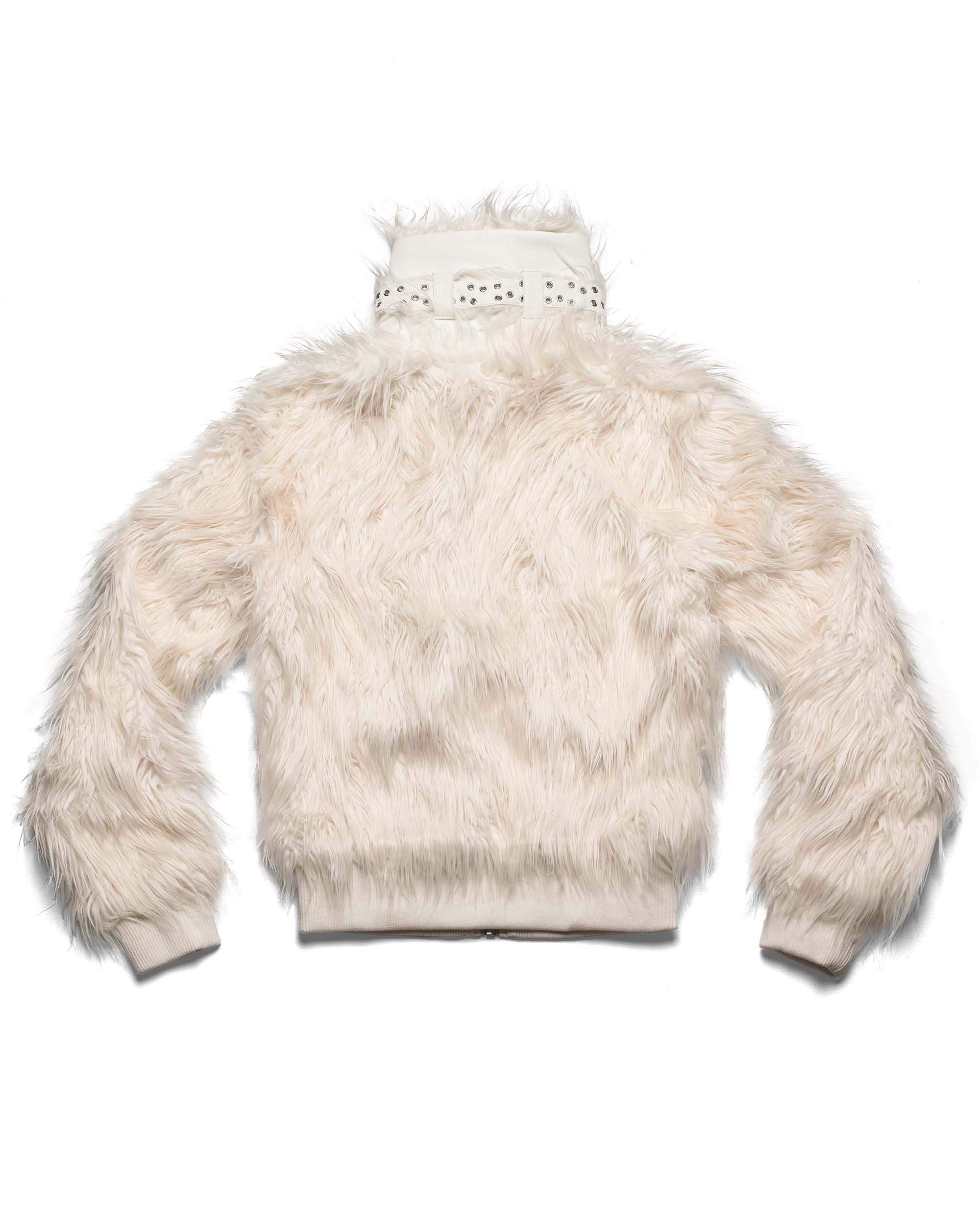 Tundra White Fur Bomber - Image 10