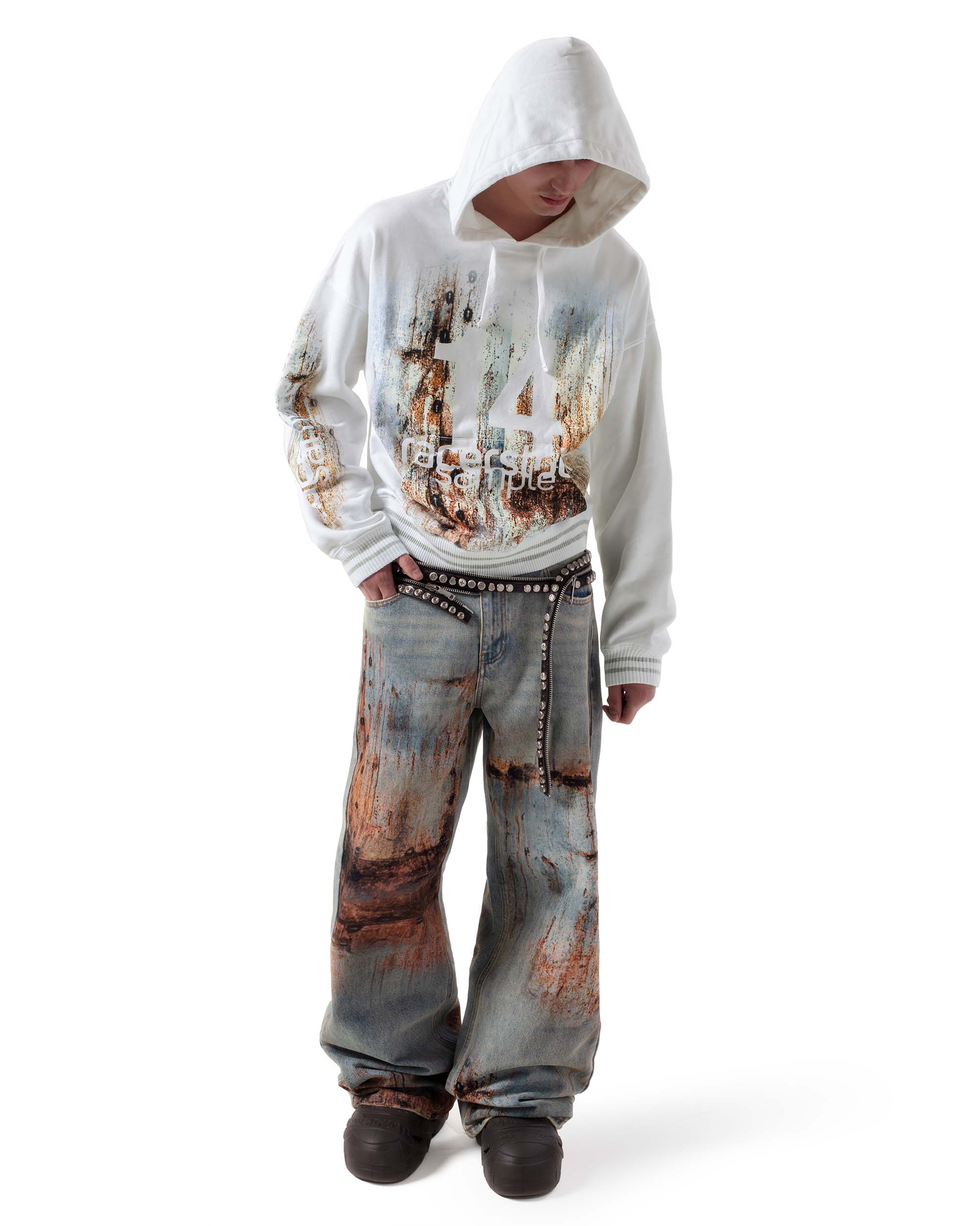 White Rust Hoodie - Image 4