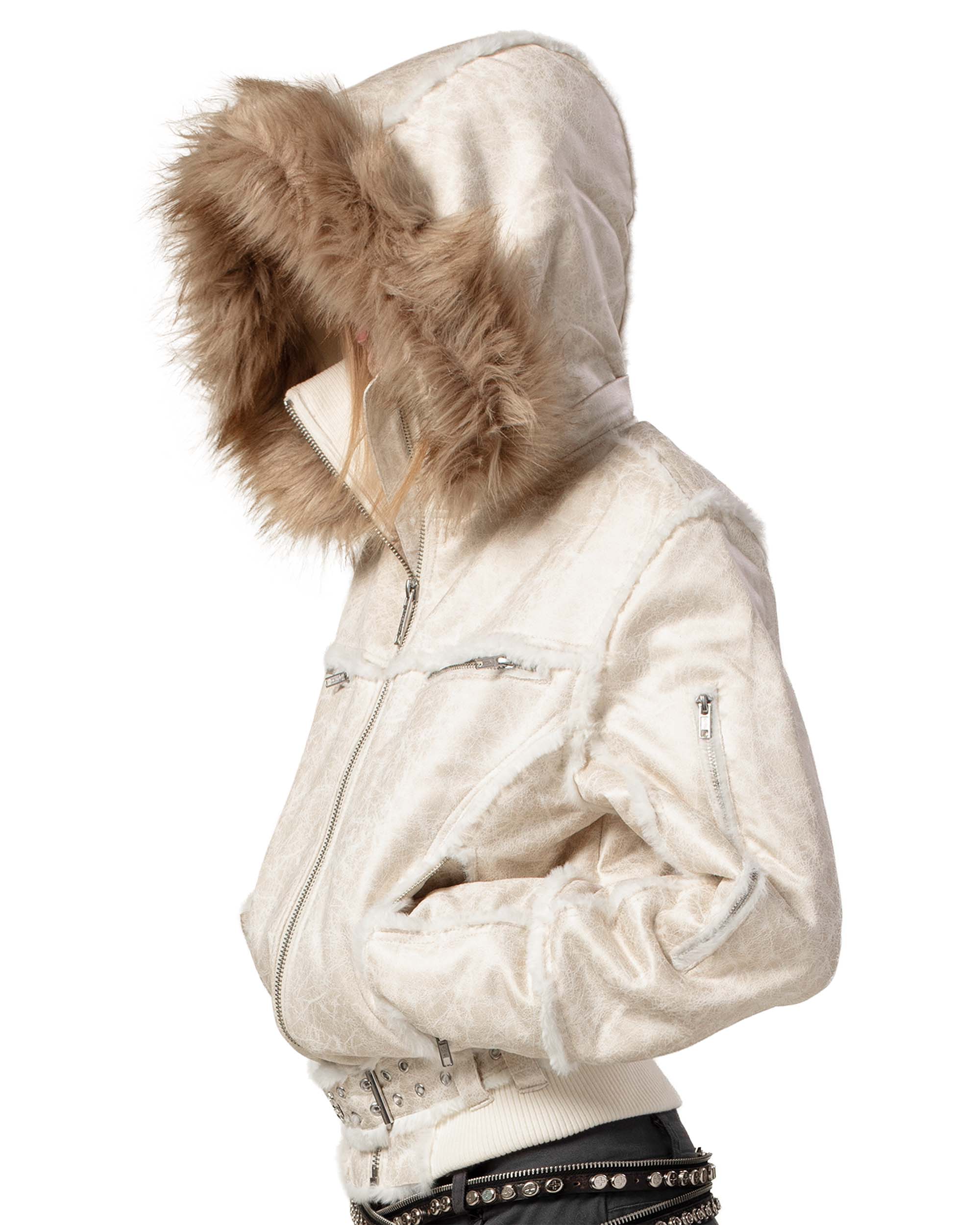 Snow Sheepskin Jacket - Image 6