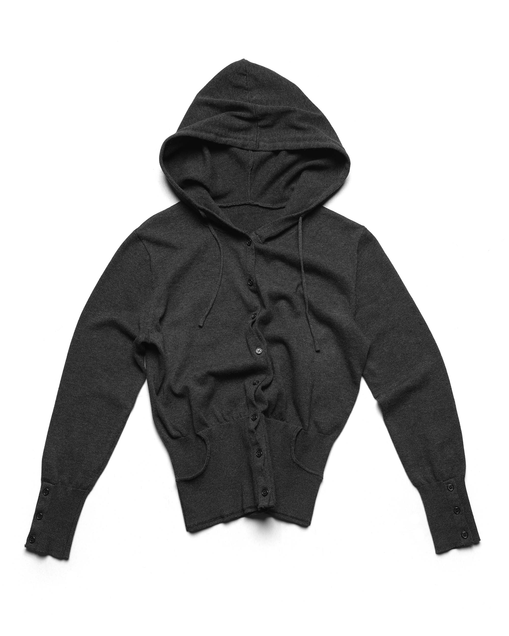 Fitted Knit Hoodie - Image 5